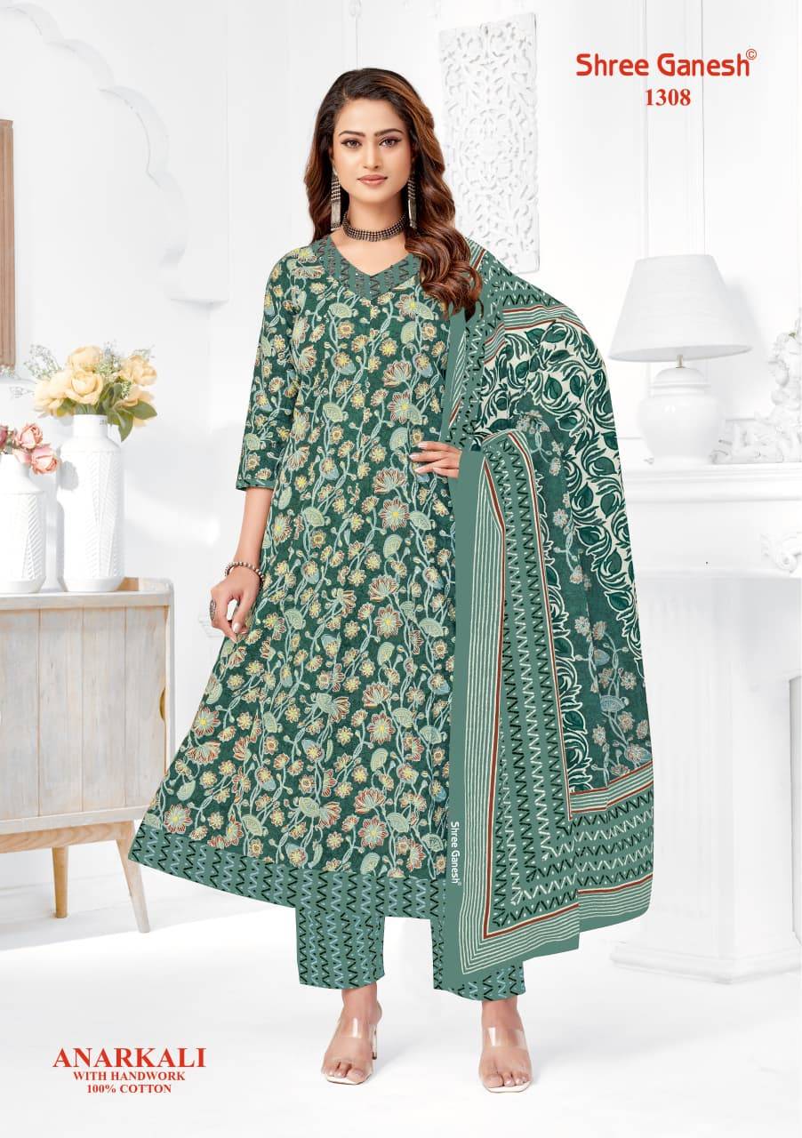 Shree ganesh zeenat vol-3 anarkali style fancy kurtis wholesale